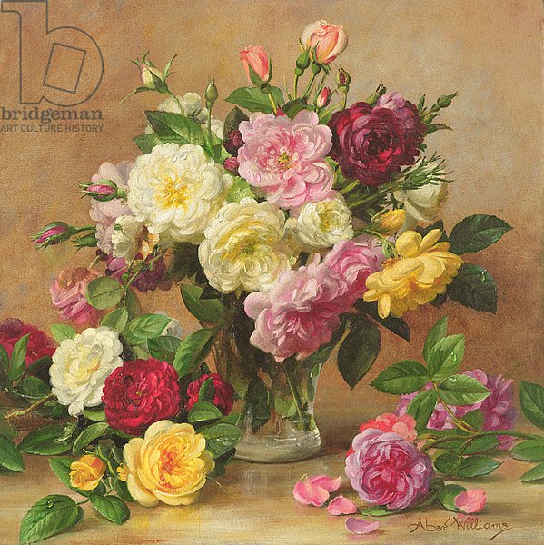 AB/305/2 Old Fashioned Victorian Roses, 1995
