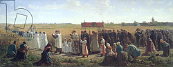 Постер Бретон Жюль The Blessing of the Wheat in the Artois, 1857 Постер Бретон Жюль The Blessing of the Wheat in the Artois, 1857