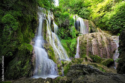 Постер Болгария. Крушунски водопад