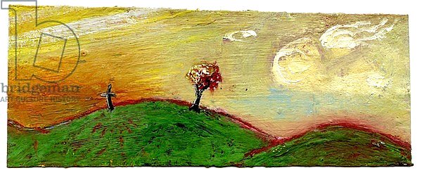 Tree and Cross, Sunset, 2003