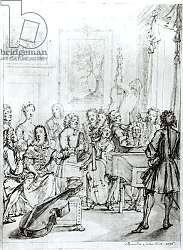 Постер Ларун Марсель Concert at Montague House, 1736 Постер Ларун Марсель Concert at Montague House, 1736