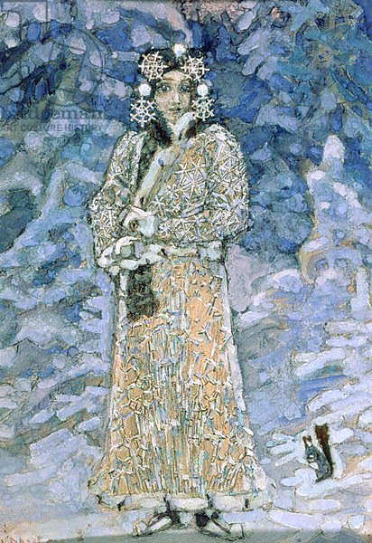 The Snow Maiden, a sketch for the Opera by Nikolai Rimsky-Korsakov, 1890s