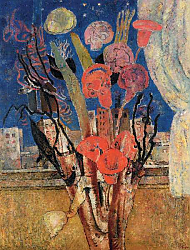 Постер Берге Фритц (совр) Flowers Over the City; Bloemen over de stad, 1929-1930 Постер Берге Фритц (совр) Flowers Over the City; Bloemen over de stad, 1929-1930