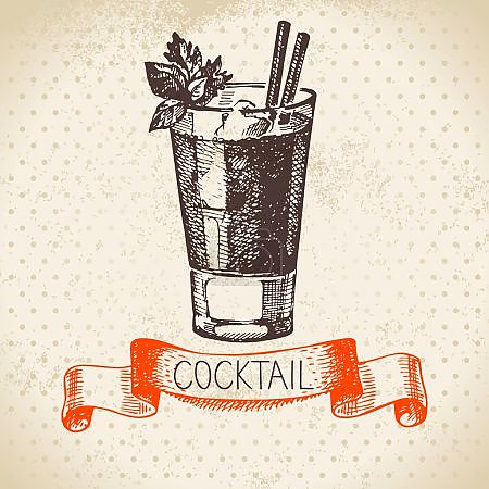 Иллюстрация с мохито