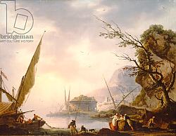 Постер Лакруа Чарьз A southern coastal scene, 1753 Постер Лакруа Чарьз A southern coastal scene, 1753
