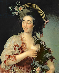 Постер Левицкий Дмитрий Portrait of Anna Davia-Bernucci, 1782 Постер Левицкий Дмитрий Portrait of Anna Davia-Bernucci, 1782