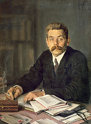 Постер Бродский Исаак Portrait of the Author Maxim Gorky, 1929 Постер Бродский Исаак Portrait of the Author Maxim Gorky, 1929