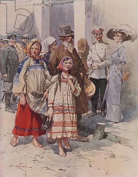 Peasants visiting Moscow