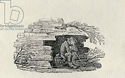 Постер Бевик Томас Seated Man Sheltering 'History of British Birds and Quadrupeds' Постер Бевик Томас Seated Man Sheltering 'History of British Birds and Quadrupeds'