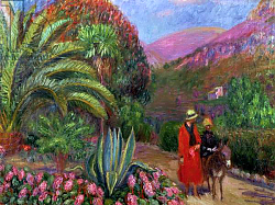 Постер Глакенс Уильям Джеймс Woman with Child on a Donkey, c.1925 Постер Глакенс Уильям Джеймс Woman with Child on a Donkey, c.1925