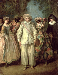Постер Ланкре Никола The Actors of the Commedia dell'Arte Постер Ланкре Никола The Actors of the Commedia dell'Arte
