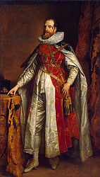 Постер Дик Энтони Portrait of Henry Danvers, 1st Earl of Danby, in robes of a Knight of the Garter, c.1630 Постер Дик Энтони Portrait of Henry Danvers, 1st Earl of Danby, in robes of a Knight of the Garter, c.1630