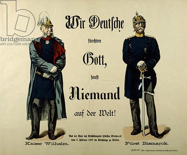 Emperor Wilhelm I and Prince Bismarck
