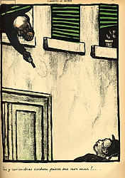 Постер Валлоттон Феликс A bourgeois fires from his window on a passerby, 1902 Постер Валлоттон Феликс A bourgeois fires from his window on a passerby, 1902