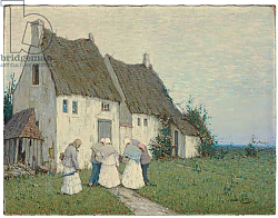 Постер Зарубин Виктор Returning from the Market, 1911 Постер Зарубин Виктор Returning from the Market, 1911