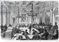 Постер Дерой Август Members of the Commune in session at the Hotel de Ville, Salle des Maires, Paris, 1871 Постер Дерой Август Members of the Commune in session at the Hotel de Ville, Salle des Maires, Paris, 1871