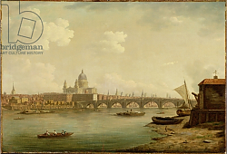 Постер Марлоу Уильям St. Paul's and Blackfriars Bridge, London, c.1770-2 Постер Марлоу Уильям St. Paul's and Blackfriars Bridge, London, c.1770-2