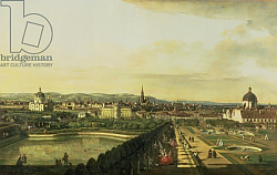 Постер Беллотто Бернардо The Belvedere from Gesehen, Vienna Постер Беллотто Бернардо The Belvedere from Gesehen, Vienna