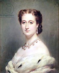 Постер Винтерхальтер Франсуа Portrait of the Empress Eugenie Постер Винтерхальтер Франсуа Portrait of the Empress Eugenie