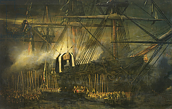 Постер Изабе Луи The Shipment of Napoleon's Ashes Aboard the 'Belle-Poule' at Saint Helena, 15th October 1840, 1842 Постер Изабе Луи The Shipment of Napoleon's Ashes Aboard the 'Belle-Poule' at Saint Helena, 15th October 1840, 1842