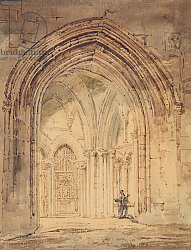 Постер Гиртин Томас St. Alban's Cathedral, Hertfordshire, c.1797 Постер Гиртин Томас St. Alban's Cathedral, Hertfordshire, c.1797
