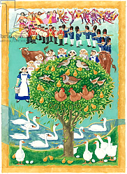Постер Бентон Линда (совр) The Twelve Days of Christmas, 1997 Постер Бентон Линда (совр) The Twelve Days of Christmas, 1997