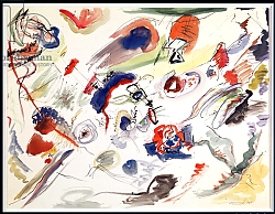 Постер Кандинский Василий Untitled - First Abstraction, 1910 Постер Кандинский Василий Untitled - First Abstraction, 1910