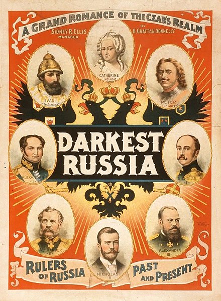 Постер Стробридж и К Darkest Russia a grand romance of the Czar’s realm.