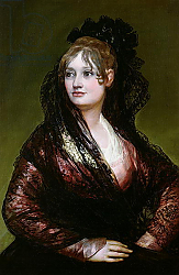 Постер Гойя Франсиско (Francisco de Goya) Dona Isabel de Porcel, exh. 1805 Постер Гойя Франсиско (Francisco de Goya) Dona Isabel de Porcel, exh. 1805