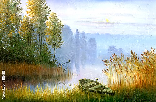 Деревянная лодка на берегу