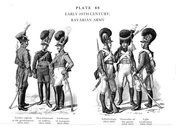 Fin XIXè Siècle, Armée Bavaroise, Late 19Th Century, Bavarian Army