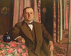 Постер Валлоттон Феликс Portrait of Georg E. Haasen, 1913 Постер Валлоттон Феликс Portrait of Georg E. Haasen, 1913