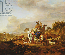 Постер Берхем Николас The Return of Tobias, c.1670-80 Постер Берхем Николас The Return of Tobias, c.1670-80