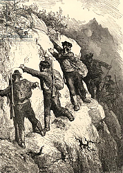 Постер Доре Гюстав Spanish Contrabandistas, illustration from 'Spanish Pictures' by the Rev. Samuel Manning Постер Доре Гюстав Spanish Contrabandistas, illustration from 'Spanish Pictures' by the Rev. Samuel Manning