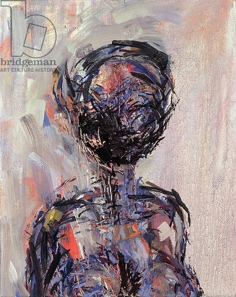 Iman, left hand panel of Diptych, 2000