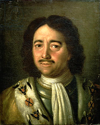Постер Антропов Алексей Portrait of Tsar Peter I the Great 1772 Постер Антропов Алексей Portrait of Tsar Peter I the Great 1772