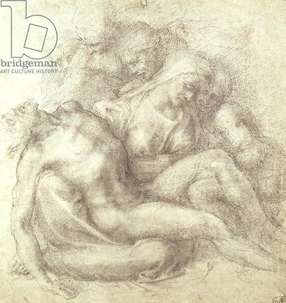 Figures Study for the Lamentation Over the Dead Christ, 1530
