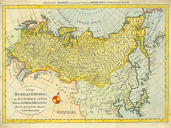 Карта российской империи 1865