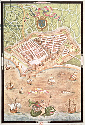 Постер Дево Жак Plan of Le Havre in 1583, 'Les Premiers Oeuvres de Jacques Devaulx Pillote en la Marine' Постер Дево Жак Plan of Le Havre in 1583, 'Les Premiers Oeuvres de Jacques Devaulx Pillote en la Marine'
