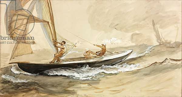 Study of a Racing Yacht