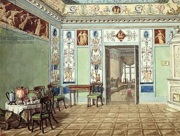 Neo-Classical Etruscan Breakfast Room, 1820