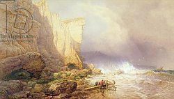 Постер Могфорд Джон Stormy Weather, Clearing Seaton Cliffs, South Devon, 19th century Постер Могфорд Джон Stormy Weather, Clearing Seaton Cliffs, South Devon, 19th century