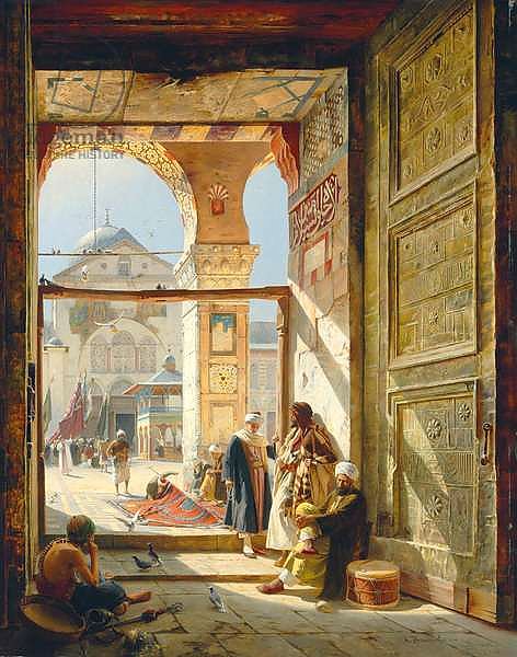 The Gate of the Great Umayyad Mosque, Damascus, 1890