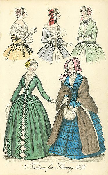 Fashions for February 1846 №3 1