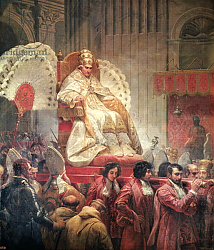 Постер Верне Эмиль Pope Pius VIII in St. Peter's on the Sedia Gestatoria, 1829 Постер Верне Эмиль Pope Pius VIII in St. Peter's on the Sedia Gestatoria, 1829