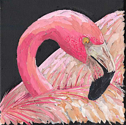 Постер Адамсон Кирсти (совр) Flamingo 3 Постер Адамсон Кирсти (совр) Flamingo 3