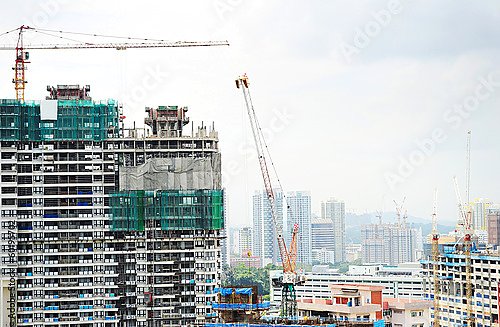 Строительство небоскребов в Сингапуре