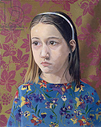Постер Берн Алан (совр) Painting of a Young Girl, 1993 Постер Берн Алан (совр) Painting of a Young Girl, 1993