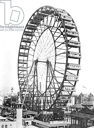 Постер Американский фотограф The ferris wheel at the World's Columbian Exposition of 1893 in Chicago Постер Американский фотограф The ferris wheel at the World's Columbian Exposition of 1893 in Chicago
