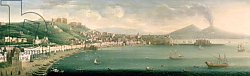 Постер Баттлер Гаспар View of Naples from the west, 1730 Постер Баттлер Гаспар View of Naples from the west, 1730